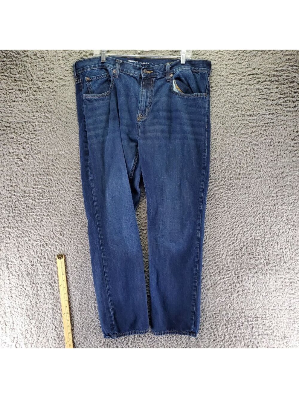 Old Navy Jeans Mens 40x30 Blue Slim Fit Cotton Blend Denim